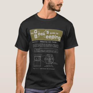 Geek beekeeping Motherboard Black T-shirt