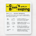 Geek Beekeeping Debugging mousepad